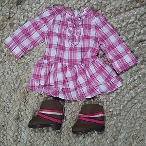 American Girl 18" Doll Country Dress